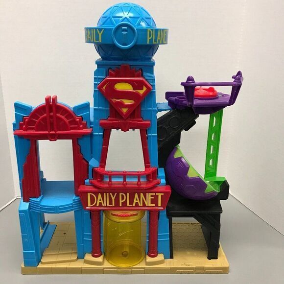 Imaginext Daily‎ Planet Play Set Superman Building 2015 Mattel & DC Comics - Picture 1 of 6
